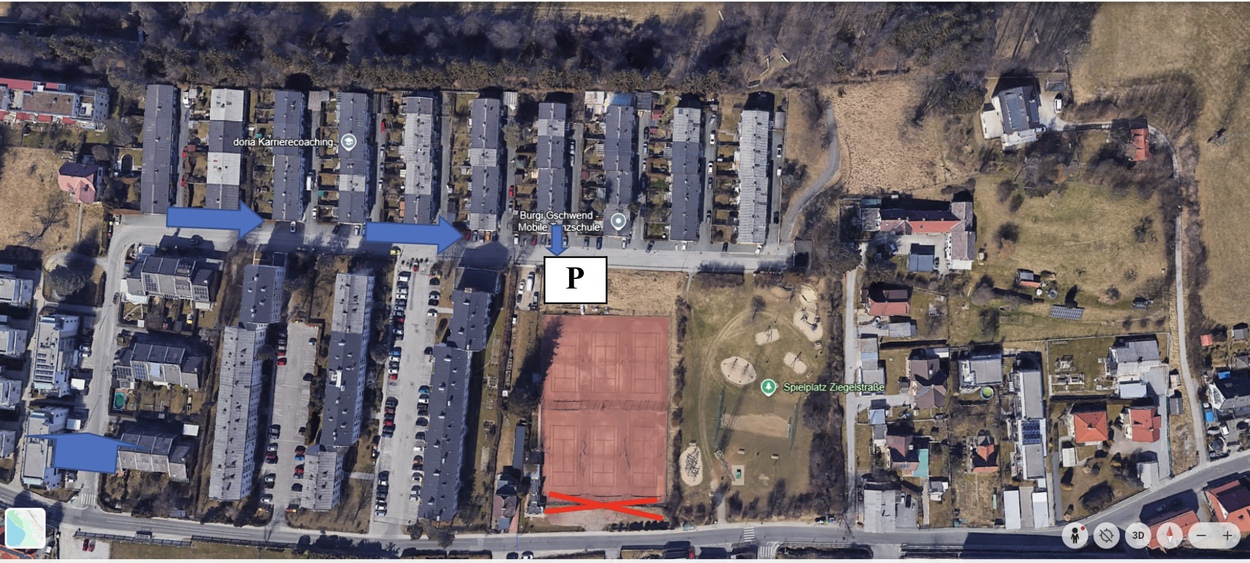 Vorübergehende Verlegung der Parkplätze ab 14. Juli 2025 